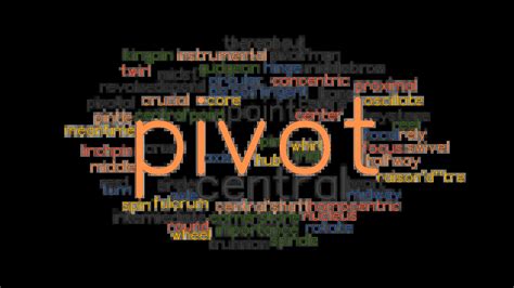 synonyms of pivot
